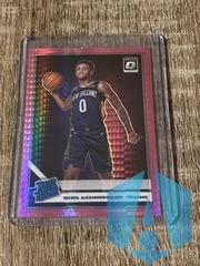 2019-20 Optic Hyper Pink Prizm Nickeil Alexander-Walker Rookie RC #184
